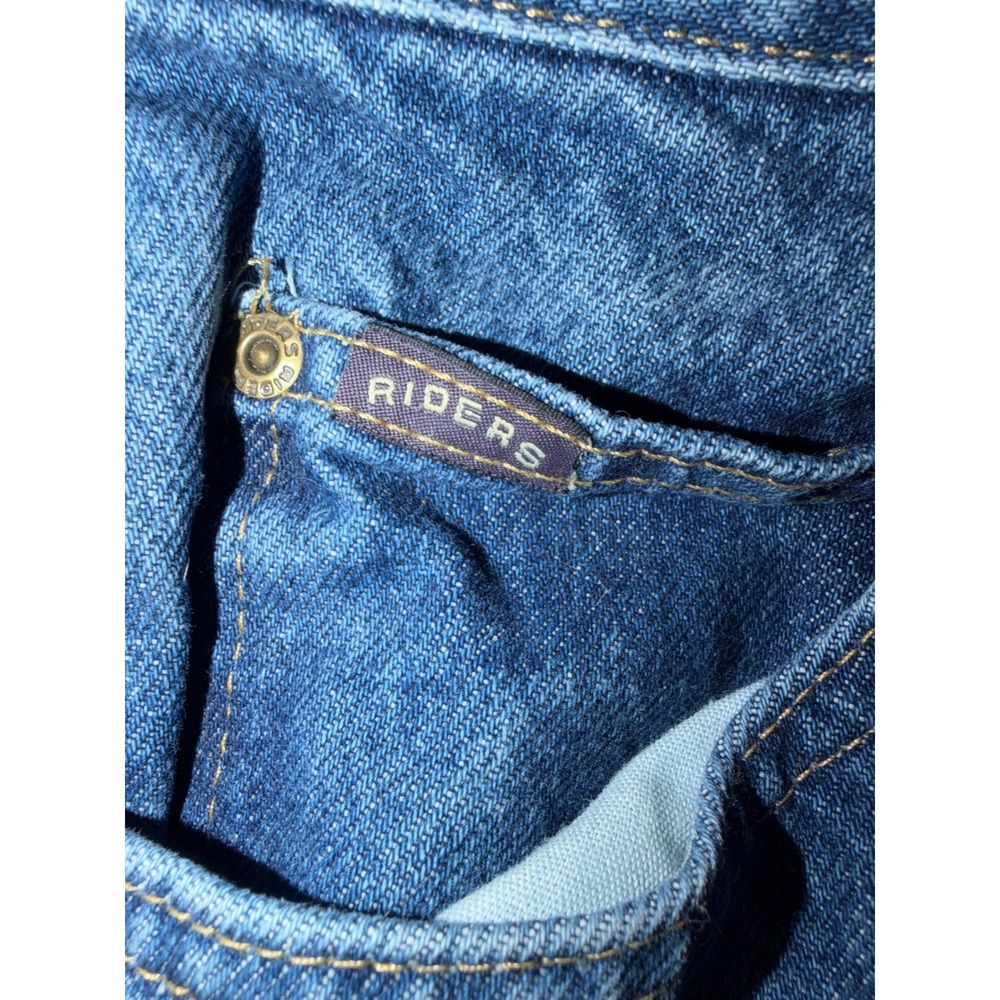 Vintage Riders by Lee High Waisted Mom Jeans Medium Wash Tapered Leg 12 M Cotton - Picture 2 of 5